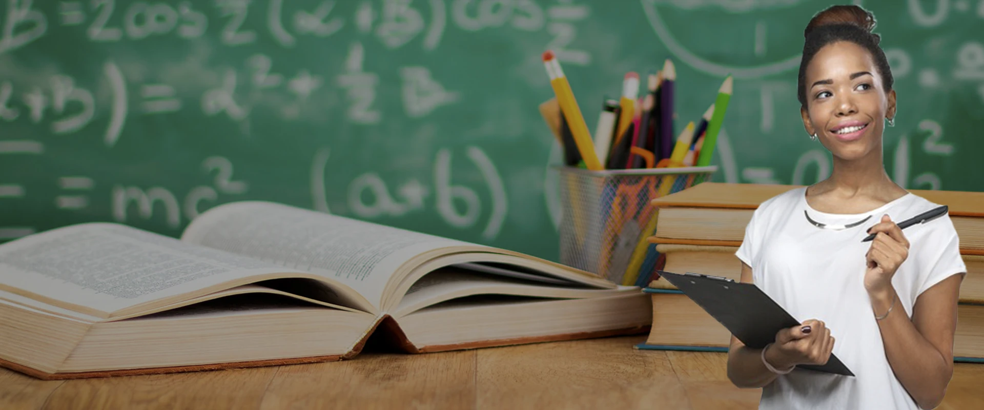 Education banner from Comfenalco’s digital advertising material